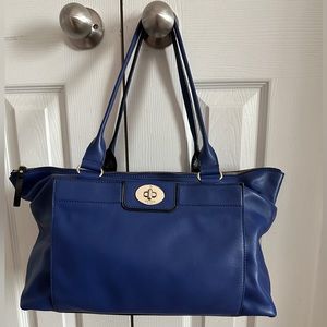 Blue Kate Spade satchel and shoulder bag